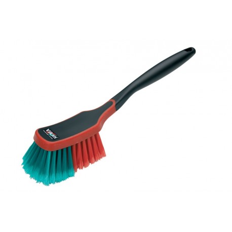 Brush for rims with rubber trim